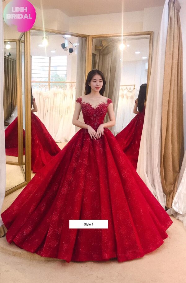 Red Illusion Sweetheart or off the Shoulder Sparkle Princess Ball Gown Wedding/prom Dress With Glitter Tulle & Train Various Styles – Etsy Canada