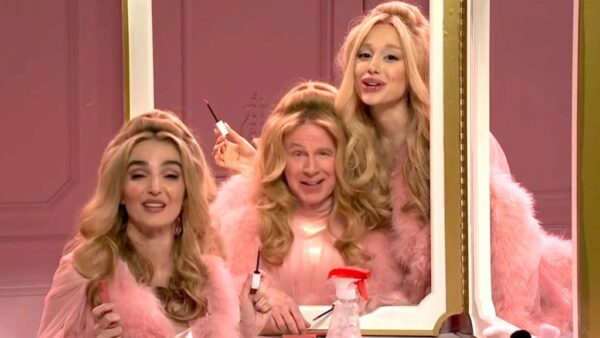 Ariana Grande & Dana Carvey Impersonate Jennifer Coolidge & Almost Break Character