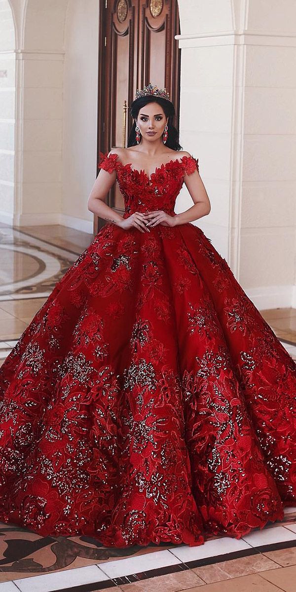 Red Wedding Dresses: 18 Lovely Options For Brides | Vestidos de novia rojos, Vestidos de novia, Vestidos de novia informales