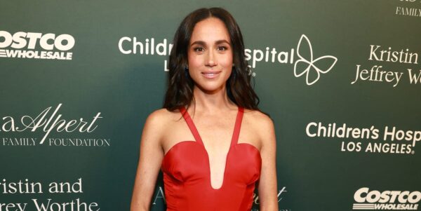 Meghan Markle Repurposes a Daring Red Gown for Los Angeles Gala